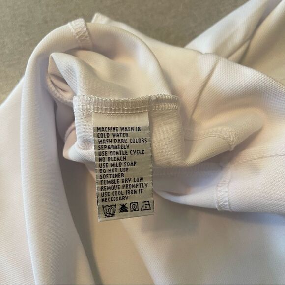 Bobby Jones White 1/4 Zip Golf Short Sleeve Shirt Size XS - Picture 6 of 7